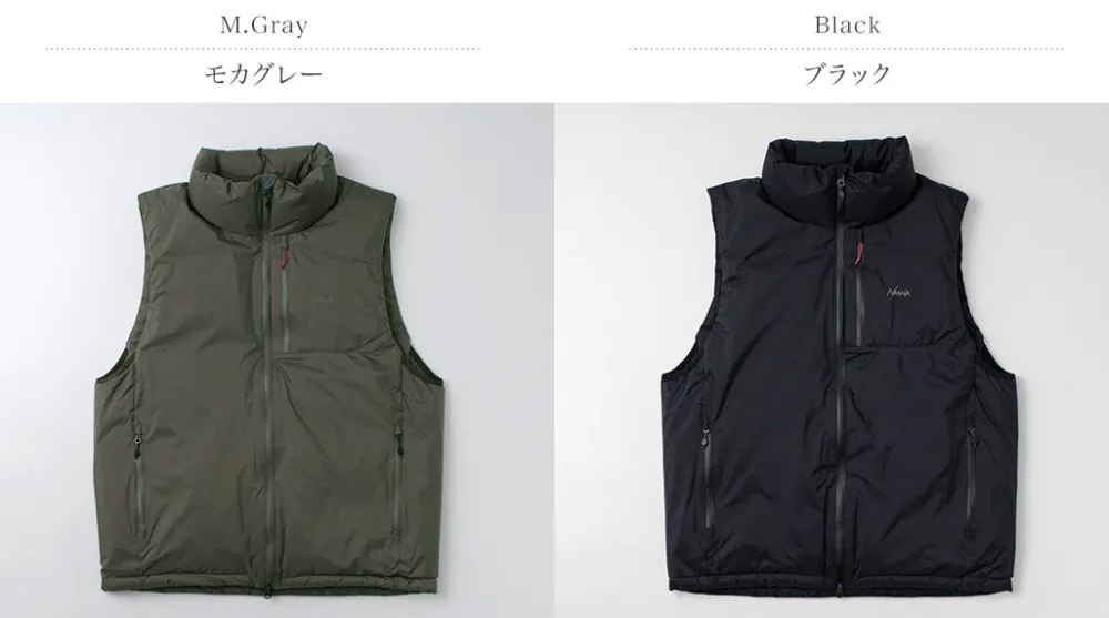 NANGA Down Wear^/ Aurora Tex Stand Collar Down Vest