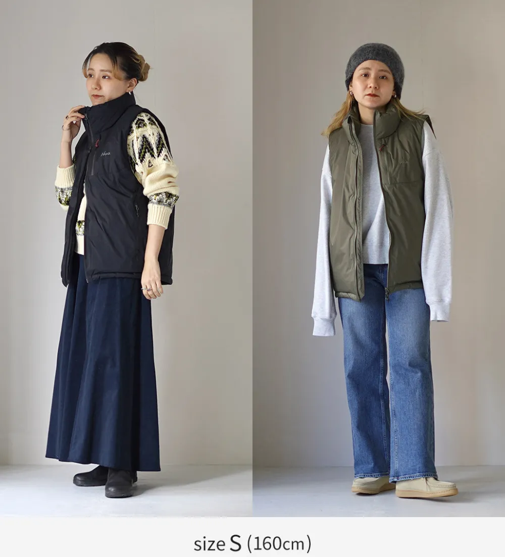 NANGA Down Wear^/ Aurora Tex Stand Collar Down Vest