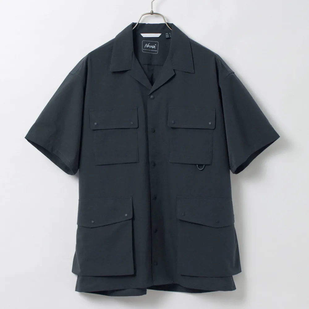 NANGA Shirts^/ Dot Air Utility pocket Short Sleeve Shirt