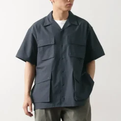 NANGA Shirts^/ Dot Air Utility pocket Short Sleeve Shirt