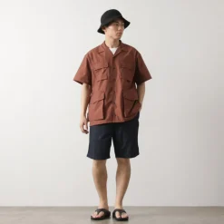 NANGA Shirts^/ Dot Air Utility pocket Short Sleeve Shirt