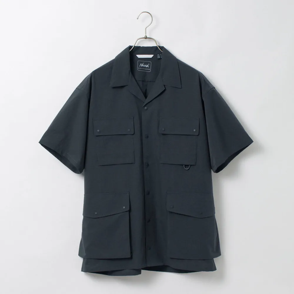 NANGA Shirts^/ Dot Air Utility pocket Short Sleeve Shirt