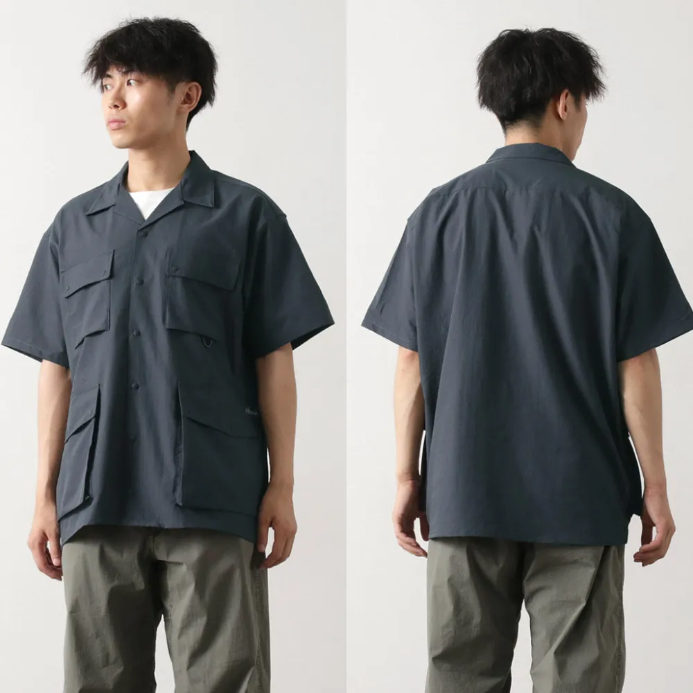 NANGA Shirts^/ Dot Air Utility pocket Short Sleeve Shirt