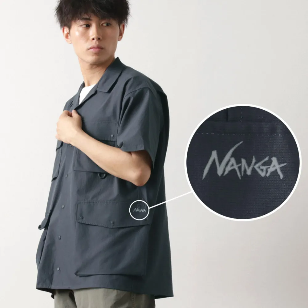 NANGA Shirts^/ Dot Air Utility pocket Short Sleeve Shirt