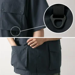 NANGA Shirts^/ Dot Air Utility pocket Short Sleeve Shirt