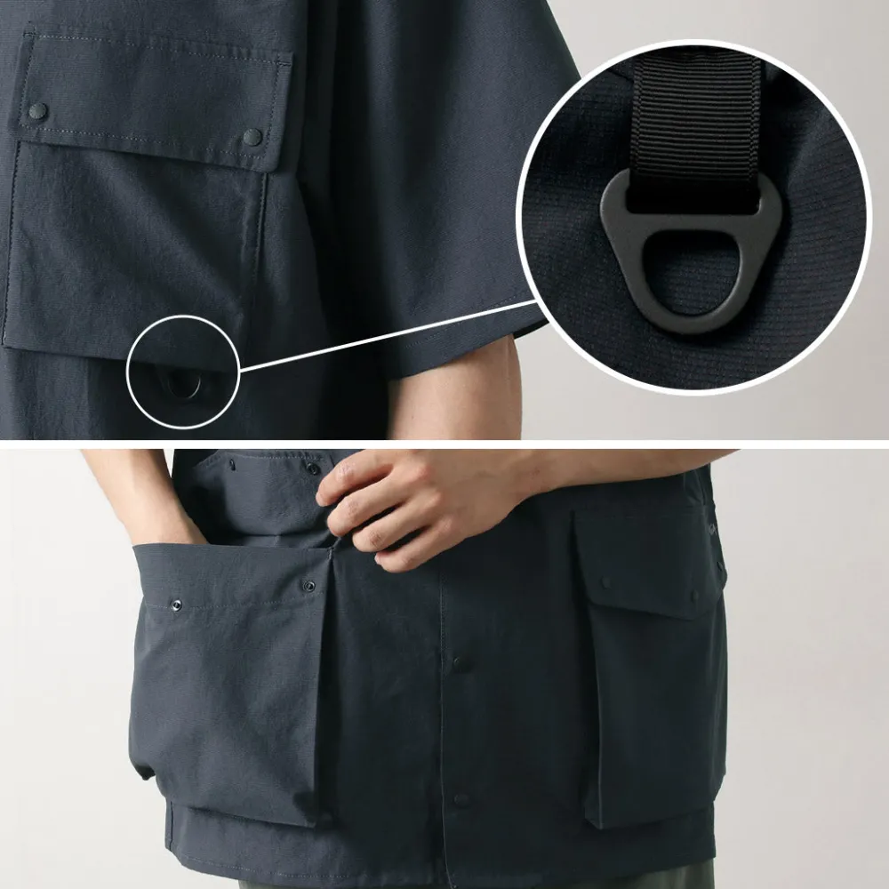 NANGA Shirts^/ Dot Air Utility pocket Short Sleeve Shirt