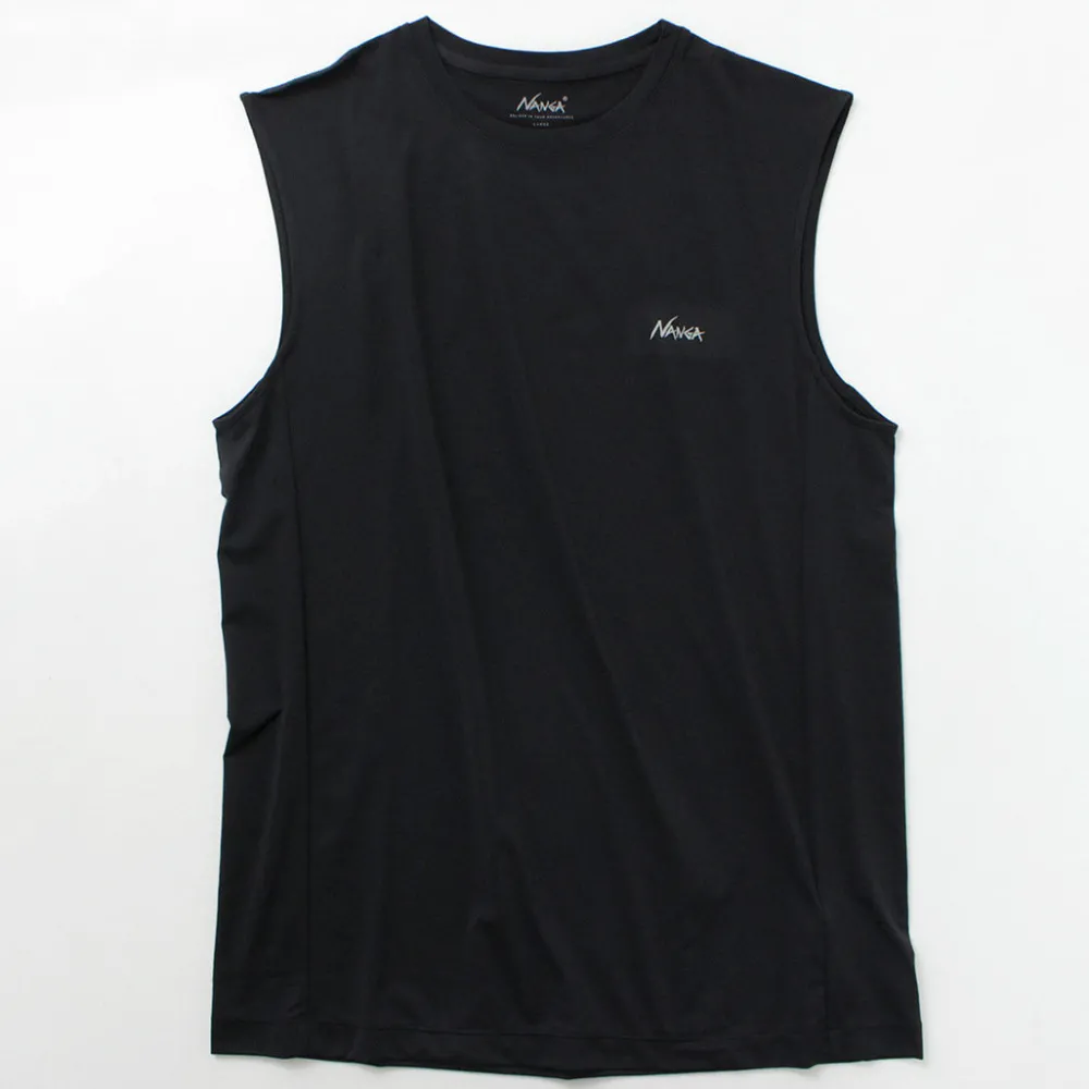 NANGA T-Shirts^/ Dry base layer no sleeve tee