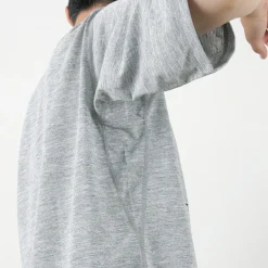 NANGA T-Shirts^/ Dry Mix Frame Logo Tee