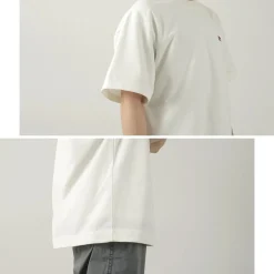NANGA T-Shirts^/ Eco Hybrid Box Logo Embroidery T-Shirt