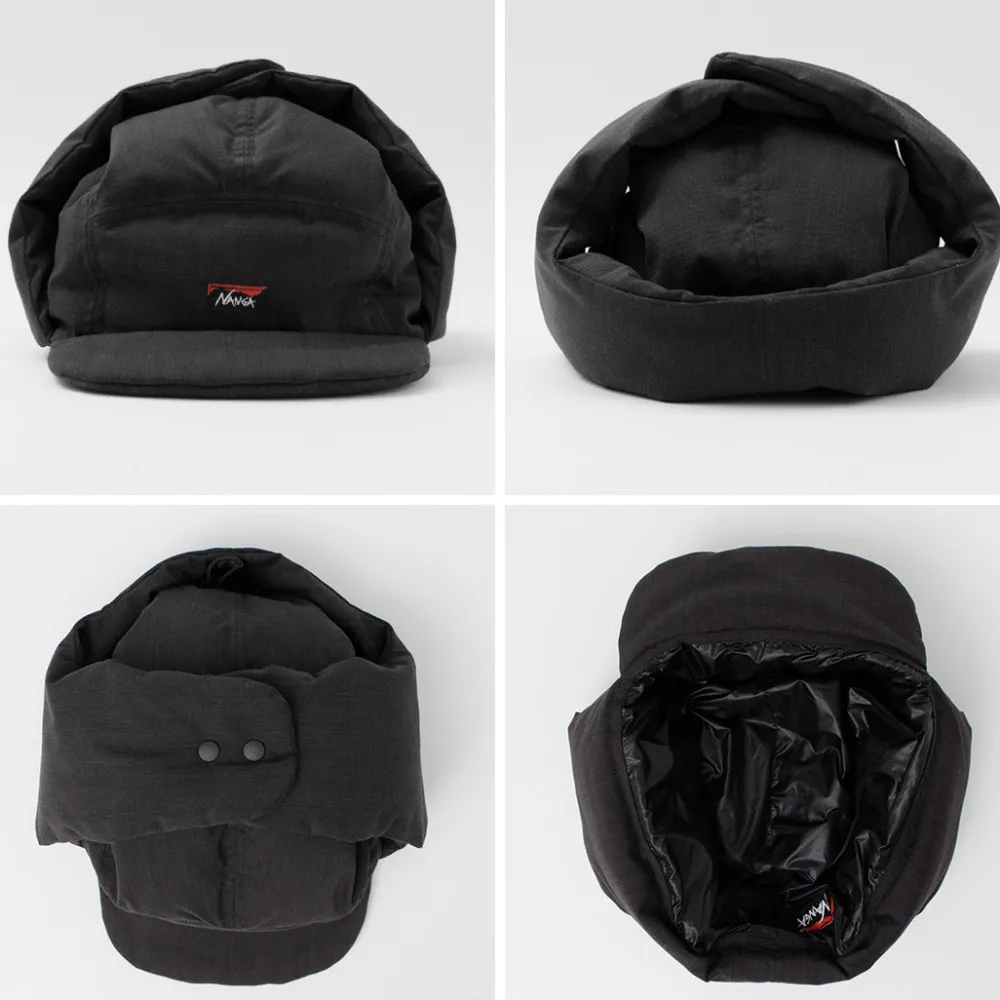 NANGA Hats^/ Fire-resistant Ripstop Down Earflap Cap