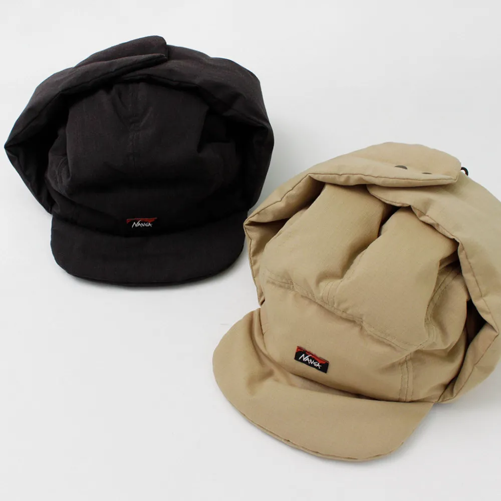NANGA Hats^/ Fire-resistant Ripstop Down Earflap Cap