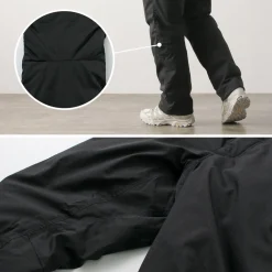 NANGA Work Pants & Chinos^/ HINOC Ripstop Down Pants black