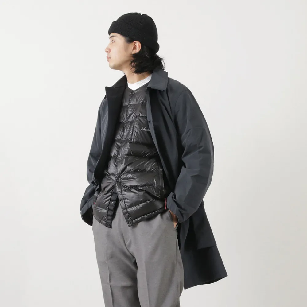 NANGA Down Wear^/ Inner Down Cardigan Detachable Sleeve
