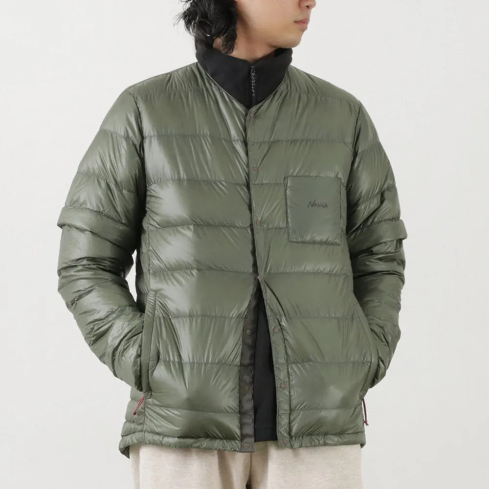 NANGA Down Wear^/ Inner Down Cardigan Detachable Sleeve