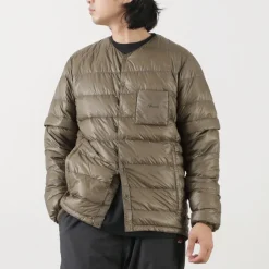 NANGA Down Wear^/ Inner Down Cardigan Detachable Sleeve