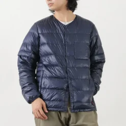 NANGA Down Wear^/ Inner Down Cardigan Detachable Sleeve