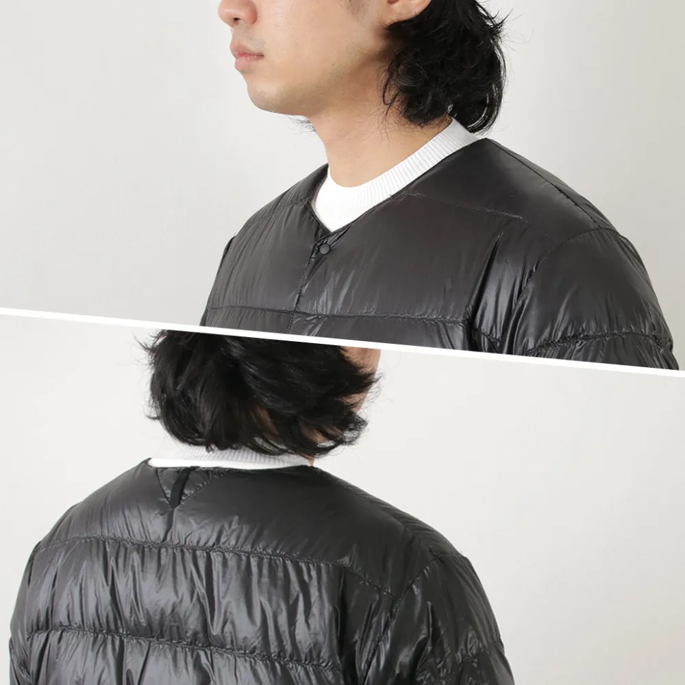 NANGA Down Wear^/ Inner Down Cardigan Detachable Sleeve