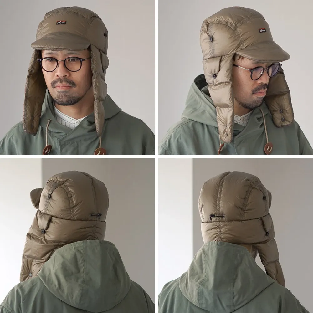 NANGA Hats^/ Mountain Lodge Down Ear Flap Cap