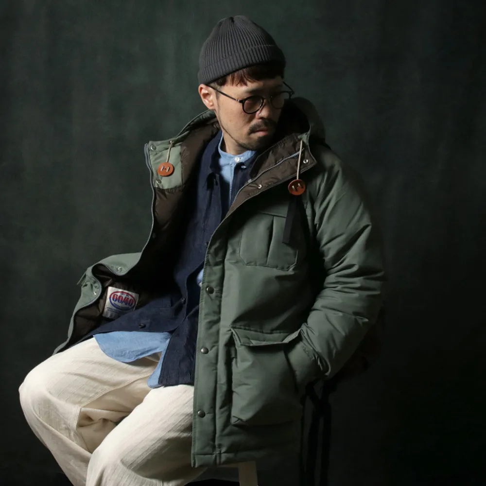 NANGA Down Wear^/ SIERRA DESIGNS Cordura 60/40 770FP Down Mountain Parka