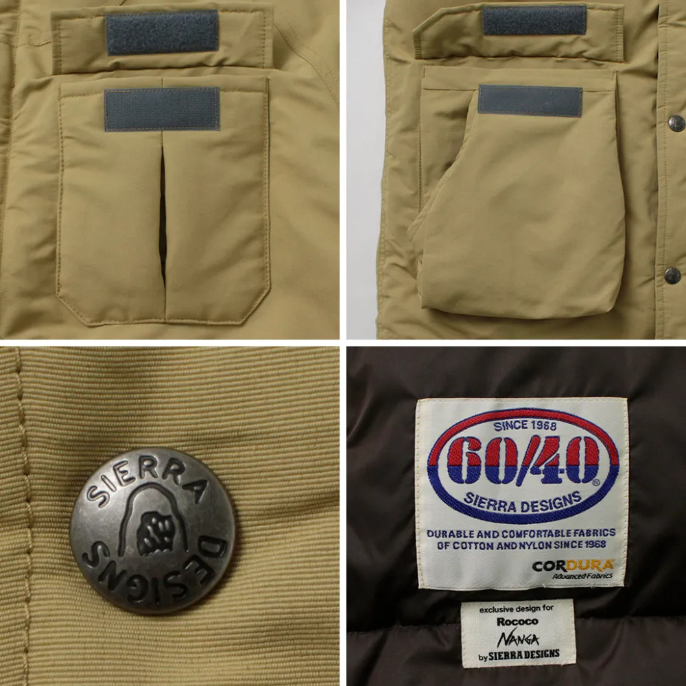 NANGA Down Wear^/ SIERRA DESIGNS Cordura 60/40 770FP Down Mountain Parka