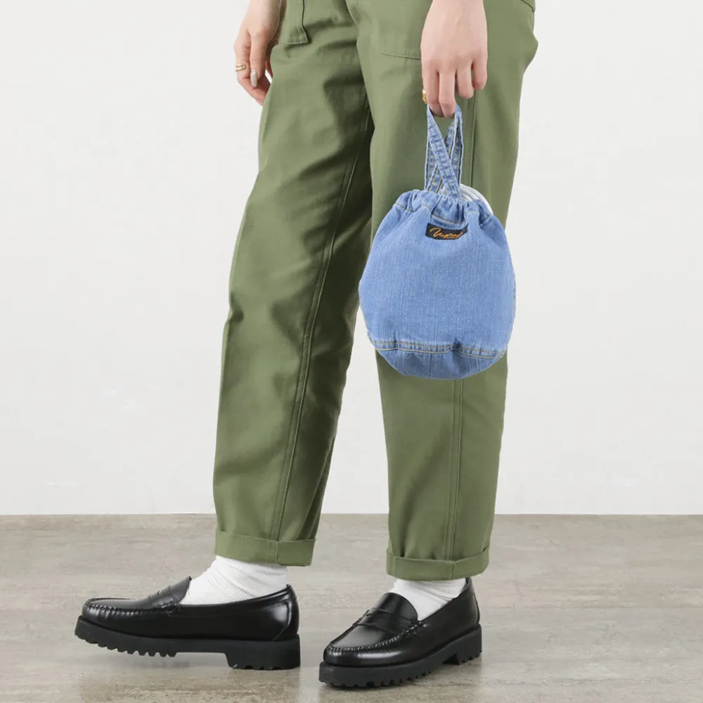 NAPRON Tote Bags^/ 8oz Bleached Denim Patient Bag Small 5L lightblue