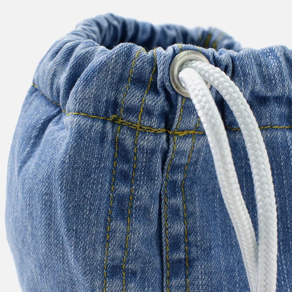 NAPRON Tote Bags^/ 8oz Bleached Denim Patient Bag Small 5L lightblue