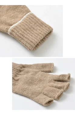 NEAFP Gloves^/ Alpaca fingerless knitted glove