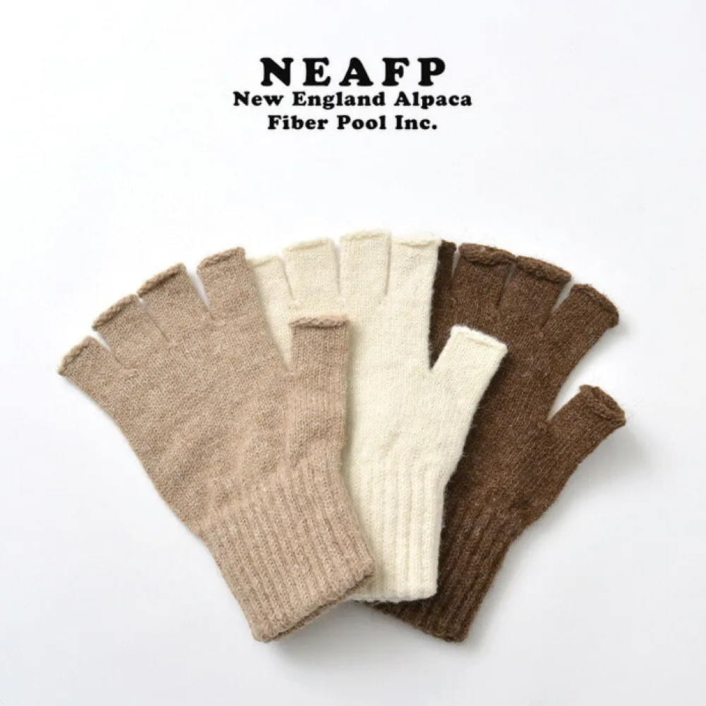 NEAFP Gloves^/ Alpaca fingerless knitted glove