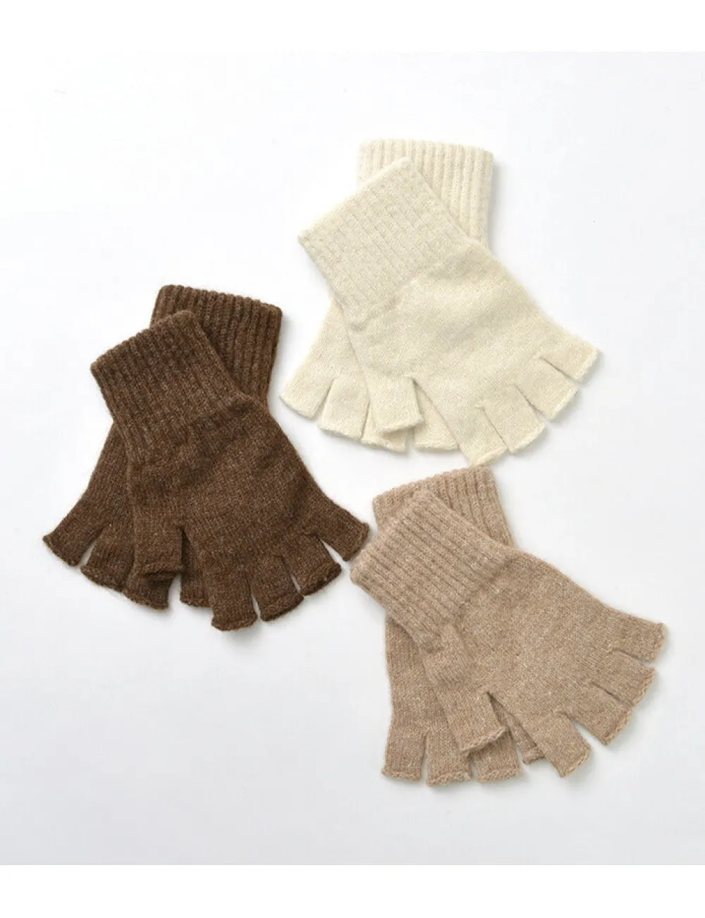 NEAFP Gloves^/ Alpaca fingerless knitted glove