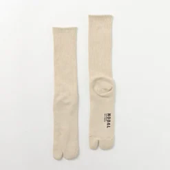 NODAL Socks^/ Organic Cotton 3 Pack Crew Socks natural