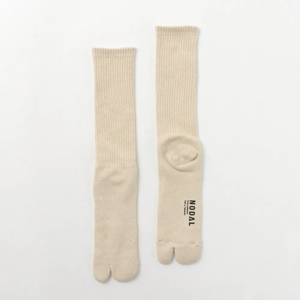 NODAL Socks^/ Organic Cotton 3 Pack Crew Socks natural