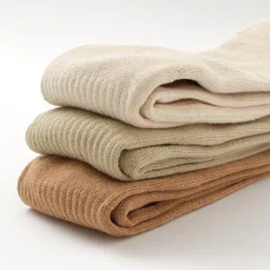 NODAL Socks^/ Organic Cotton 3 Pack Crew Socks natural