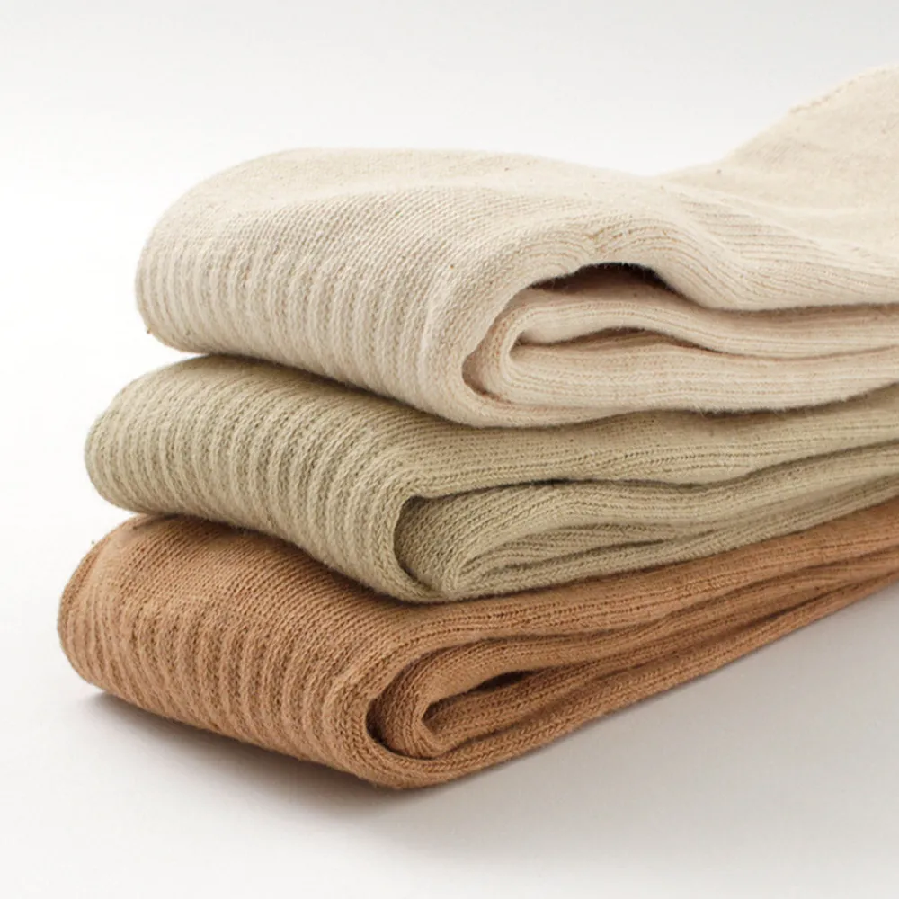 NODAL Socks^/ Organic Cotton 3 Pack Crew Socks natural