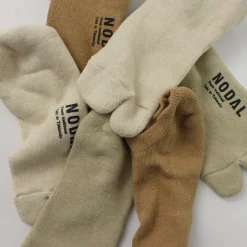 NODAL Socks^/ Organic cotton 3-pack ankle socks natural