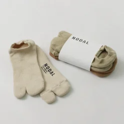 NODAL Socks^/ Organic cotton 3-pack ankle socks natural