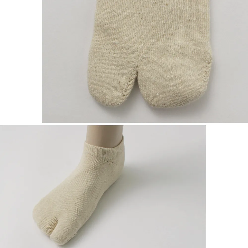 NODAL Socks^/ Organic cotton 3-pack ankle socks natural