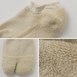 NODAL Socks^/ Organic cotton 3-pack ankle socks natural