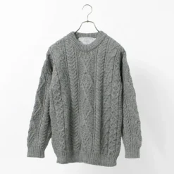 OLD DERBY KNITWEAR Knits^/ Aran Crew Pullover