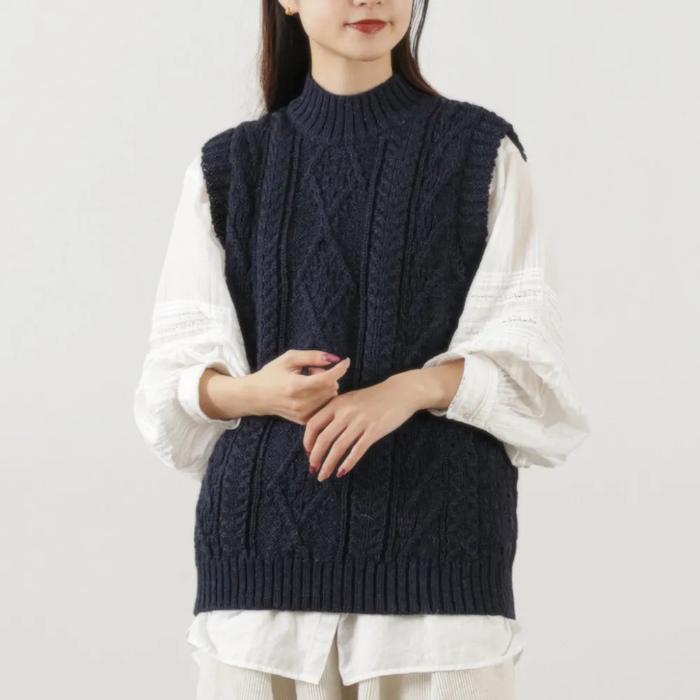 OLD DERBY KNITWEAR Sweatshirts^/ Cable Turtle Slipover