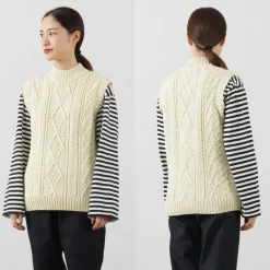 OLD DERBY KNITWEAR Sweatshirts^/ Cable Turtle Slipover