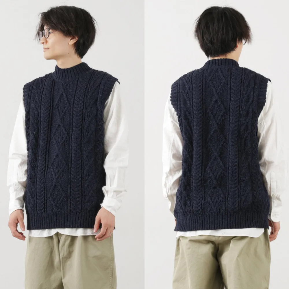 OLD DERBY KNITWEAR Sweatshirts^/ Cable Turtle Slipover