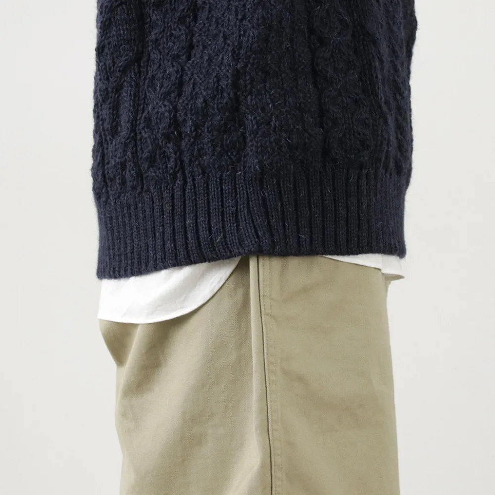 OLD DERBY KNITWEAR Sweatshirts^/ Cable Turtle Slipover