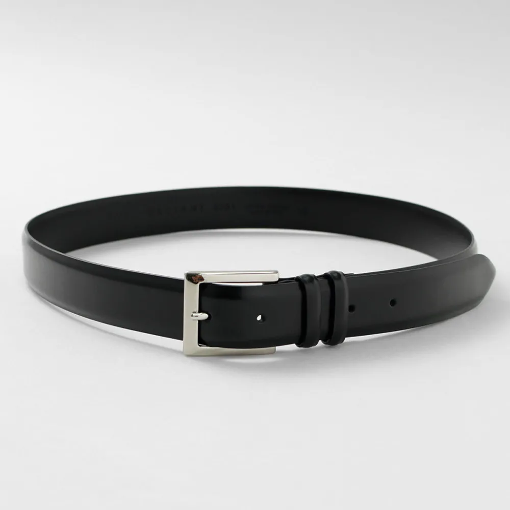 ORCIANI Belts^/ Calf Classic Leather Belt black