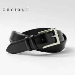 ORCIANI Belts^/ Calf Classic Leather Belt black