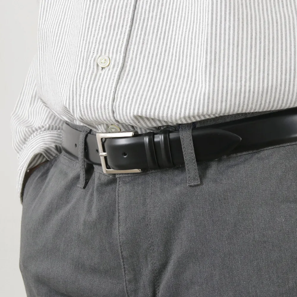 ORCIANI Belts^/ Calf Classic Leather Belt black