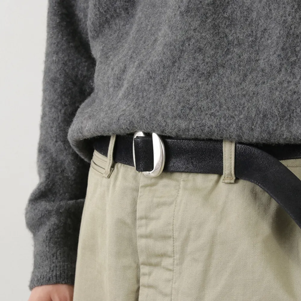 ORCIANI Belts^/ Hunting Double Suede and Leather Belt S-Buckle