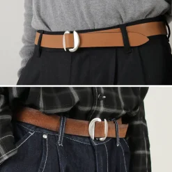 ORCIANI Belts^/ Hunting Double Suede and Leather Belt S-Buckle