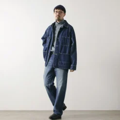 ORDINARY FITS Jackets^/ Denim Coverall Jacket Used indigo