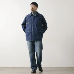 ORDINARY FITS Jackets^/ Denim Coverall Jacket Used indigo