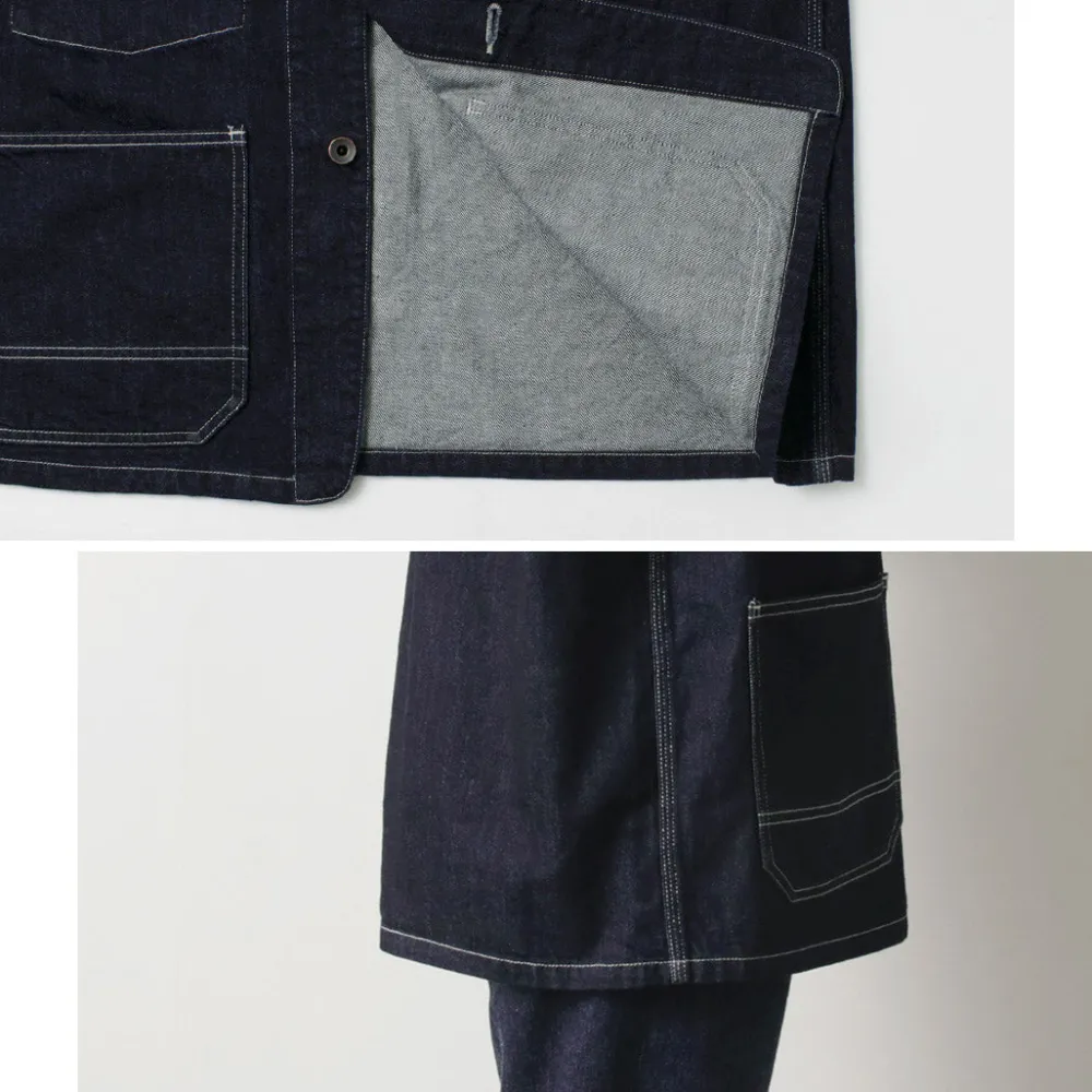 ORDINARY FITS Jackets^/ Denim coverall jacket one-wash dark-indigo